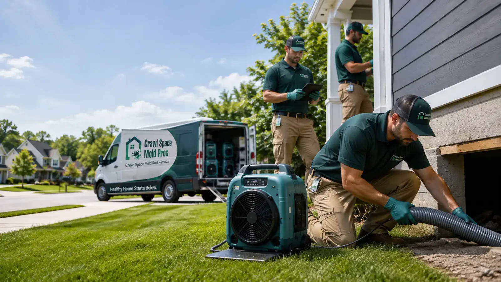Crawl Space Mold Removal in Goodman, MO